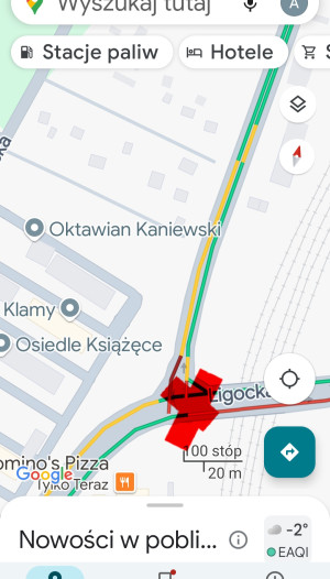 Zdjęcie 1 przedstawia problem zgłoszony w tym alercie