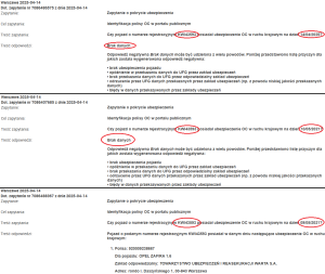 Zdjęcie 5 przedstawia problem zgłoszony w tym alercie