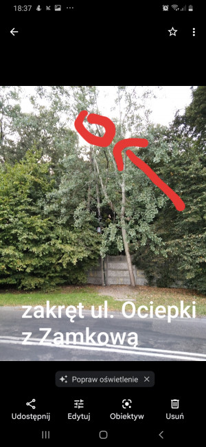 Zdjęcie 5 przedstawia problem zgłoszony w tym alercie