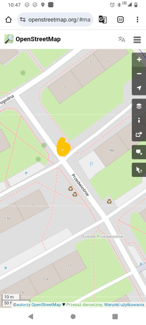 Zdjęcie 1 przedstawia problem zgłoszony w tym alercie