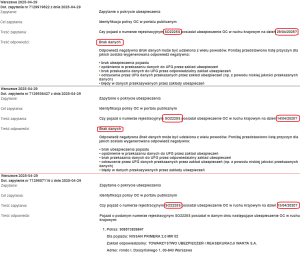 Zdjęcie 2 przedstawia problem zgłoszony w tym alercie