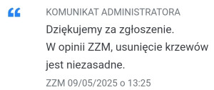 Zdjęcie 2 przedstawia problem zgłoszony w tym alercie