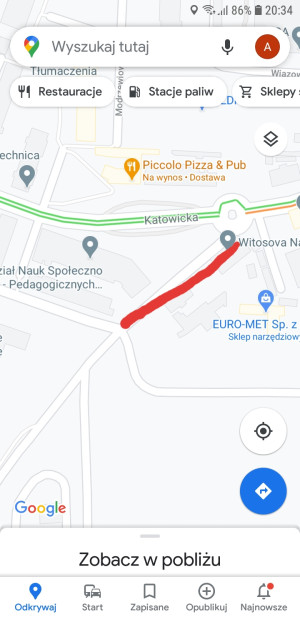 Zdjęcie 1 przedstawia problem zgłoszony w tym alercie