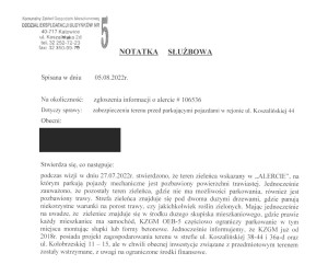Zdjęcie 2 przedstawia problem zgłoszony w tym alercie